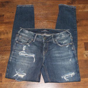 Silver Suki Skinny Jeans